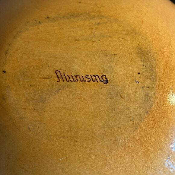 Munising vintage wooden ivy painted set of 5 bowls - Picture 9 of 12